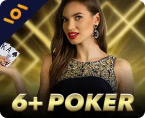 6+ Poker live table at SpinFin