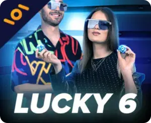 Lucky 6 live casino game at SpinFin