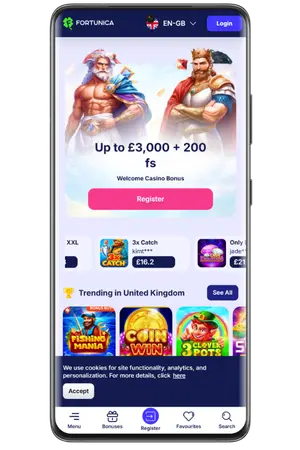 Visit casino UK no SoW to create an account